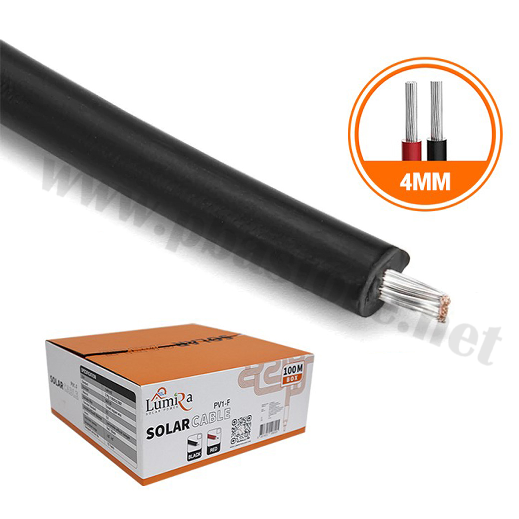 SUNLITE DFNDR D3 CABLE 12mmx6f COM COIL BLACK w/BRKT main image 0
